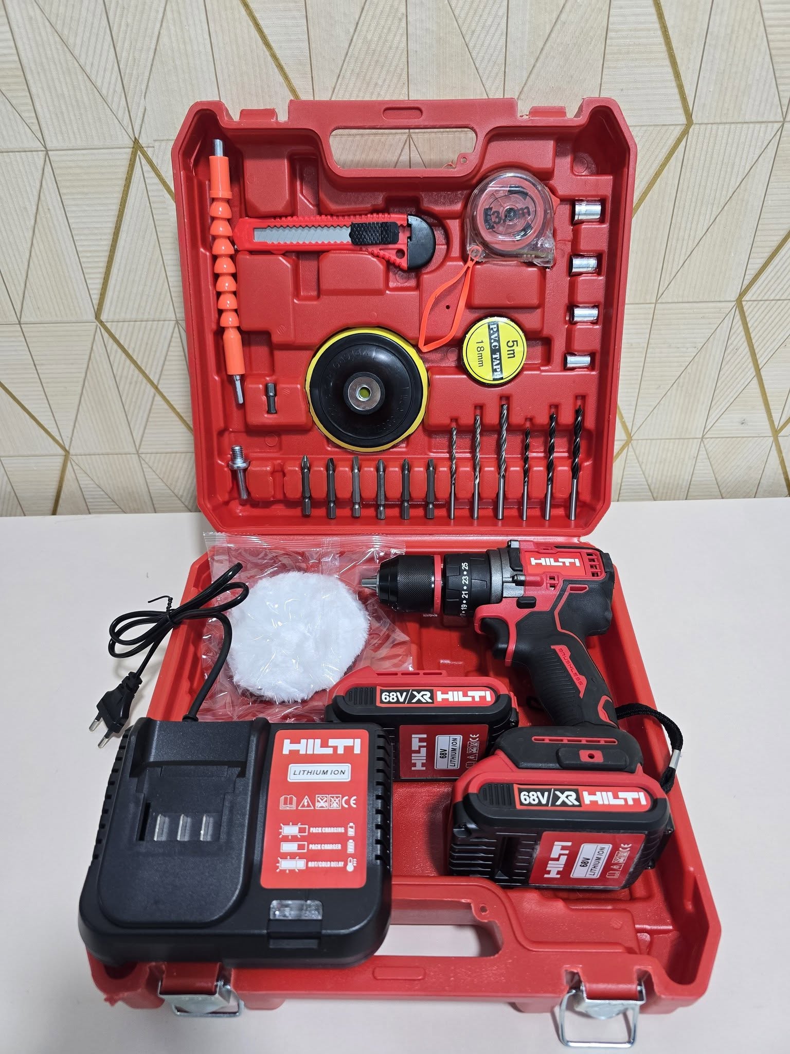 Pack Hilti 68V – Visseuse + Polissage 🛠️🚗