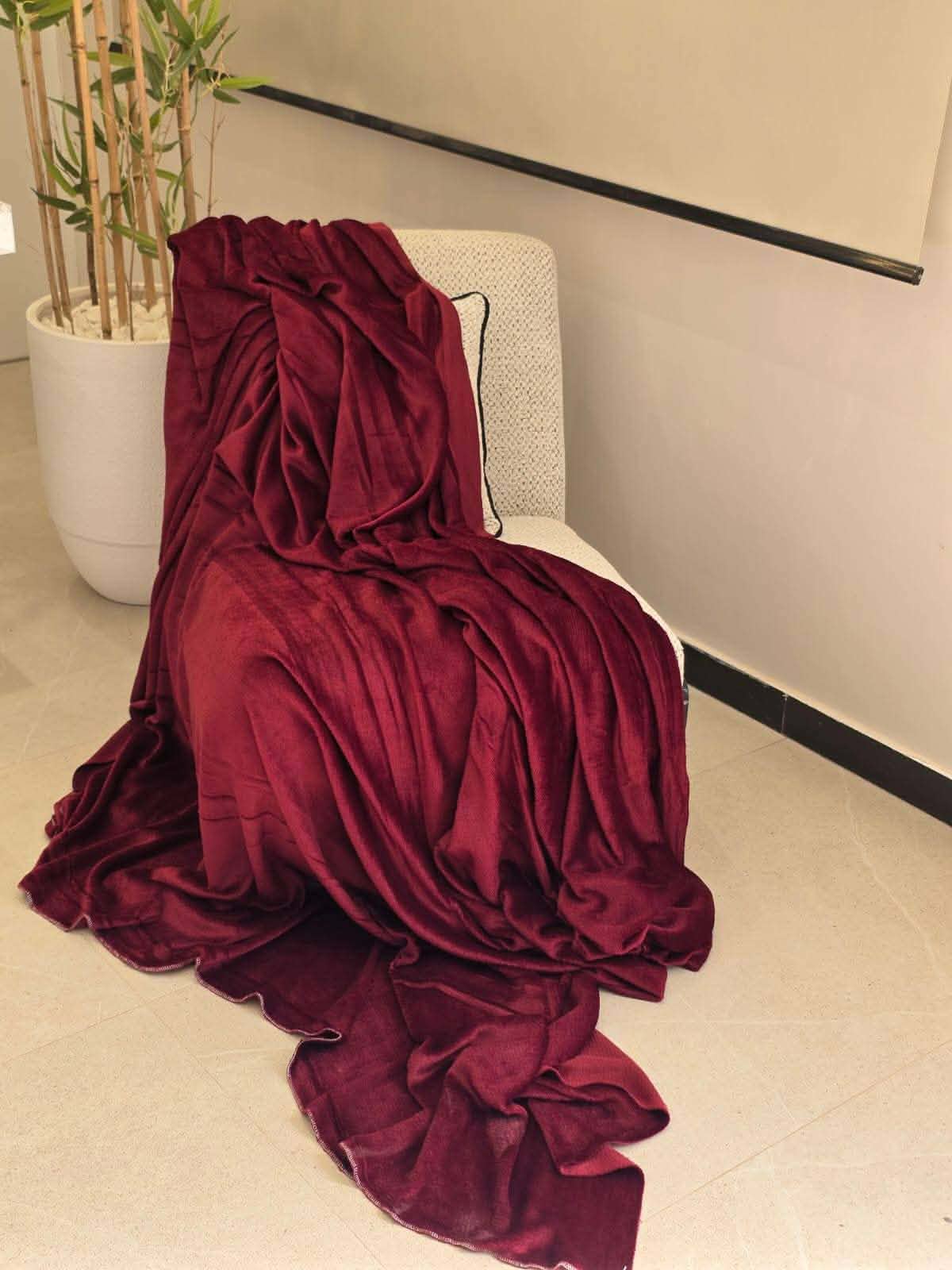 Plaid Luxe Uni – Doux & Élégant