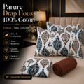 Parure Drap Housse 100% Coton – 4 Pièces – 220x240