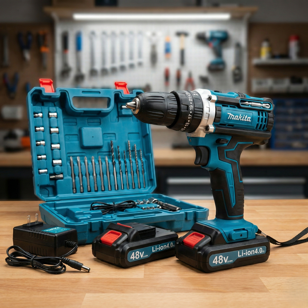 Visseuse Makita 48V + Coffre + Accesoires