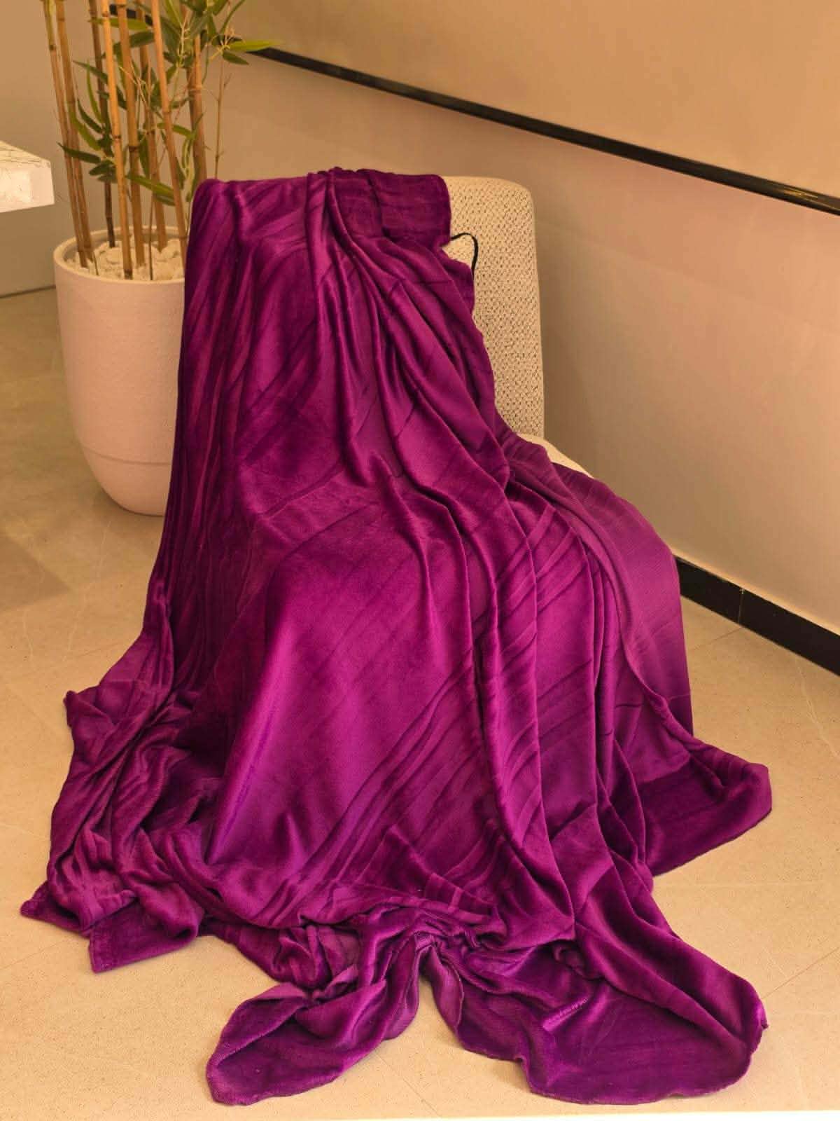 Plaid Luxe Uni – Doux & Élégant